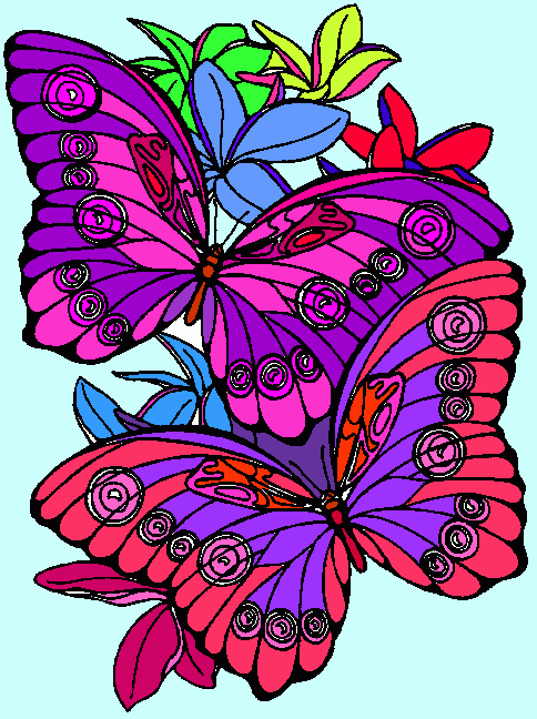 2-borboletas-voando-sobre-flores_1282412