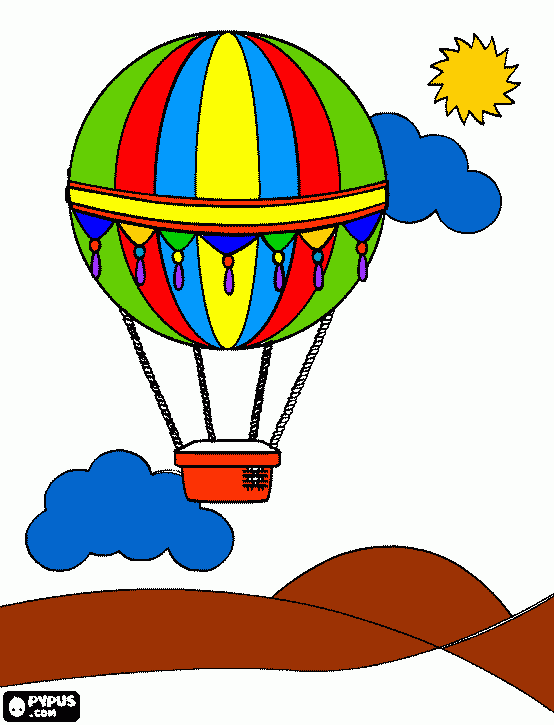balão ok para colorir e imprimir