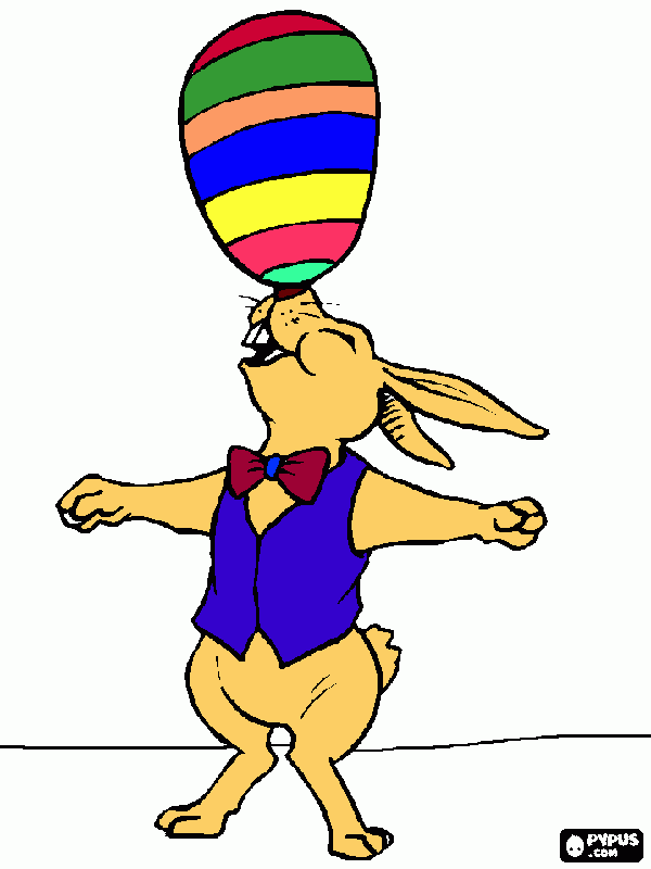 desenho coelho colorido para colorir e imprimir