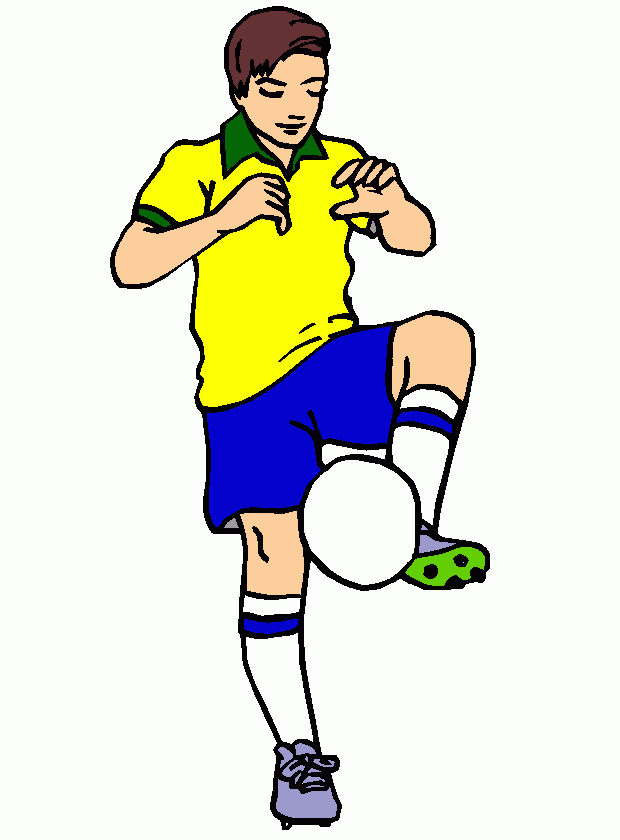Jogador Brasil para colorir e imprimir
