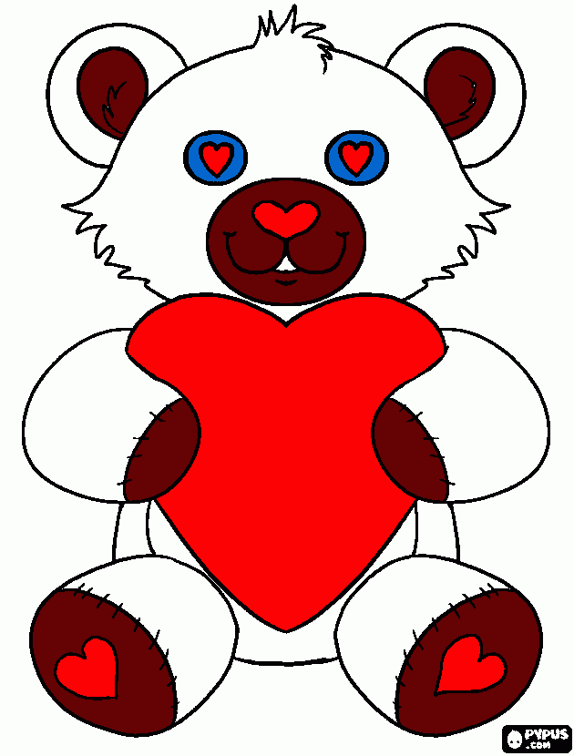 urso para colorir e imprimir