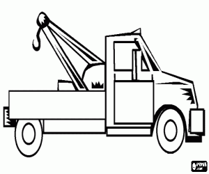 desenho de Assist�ncia rodovi�ria para colorir