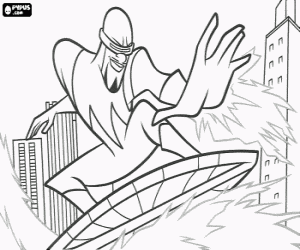 desenho de Gelado em ac��o para colorir