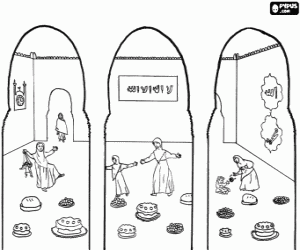 desenho de Imagem da celebra��o do Ramad�, Ramad�o ou Ramadan para colorir