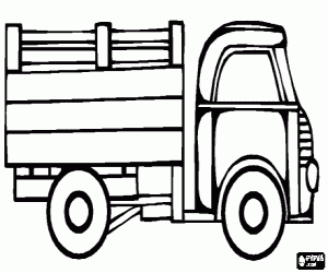 desenho de Pequeno caminh�o  para colorir