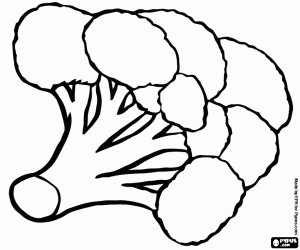 desenho de Um br�colis para colorir