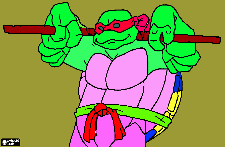 + 1 tartaruga ninja mamã.... para colorir e imprimir