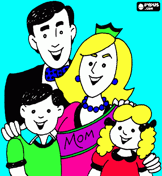 24 - mae para colorir e imprimir