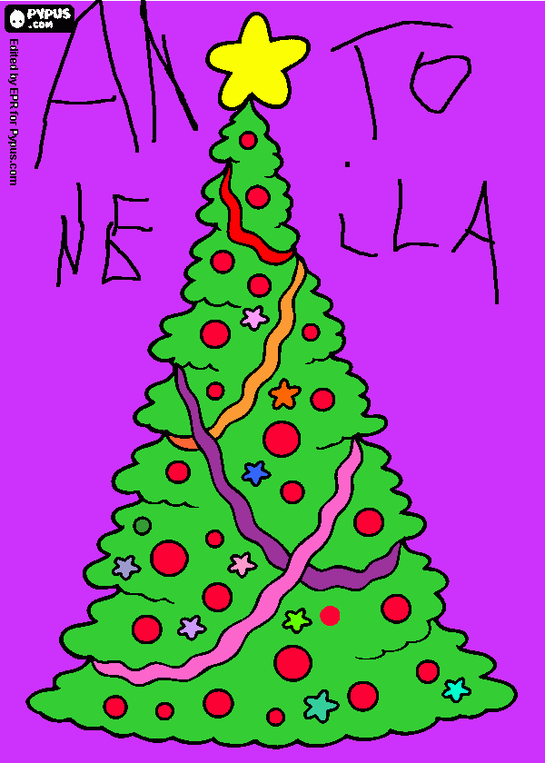 2a antonella para colorir e imprimir
