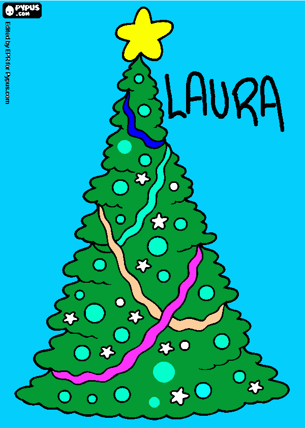 2A Laura para colorir e imprimir
