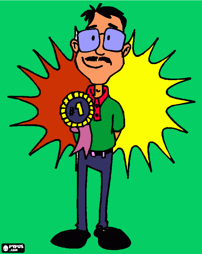 2D Gustavo para colorir e imprimir