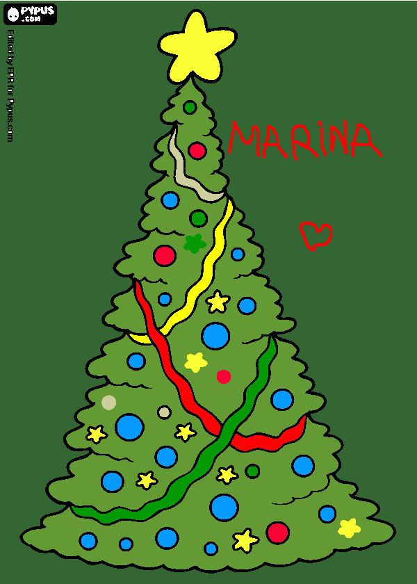 2D Marina para colorir e imprimir