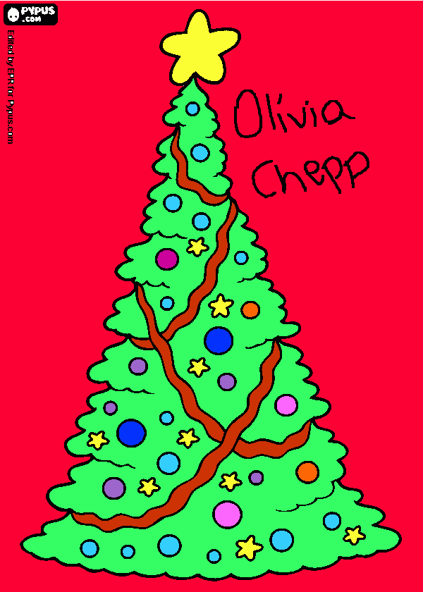 2D Olivia Chepp para colorir e imprimir