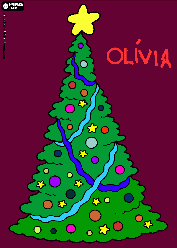 2D Olivia Maravai para colorir e imprimir