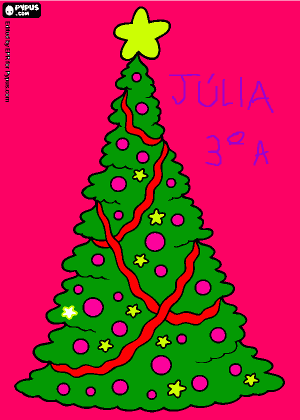 3A Julia para colorir e imprimir