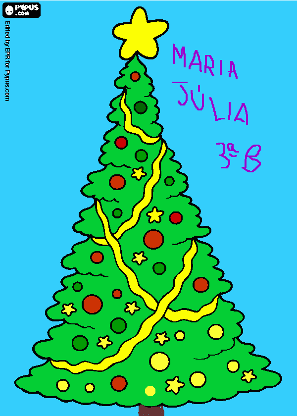 3B Maria Julia para colorir e imprimir