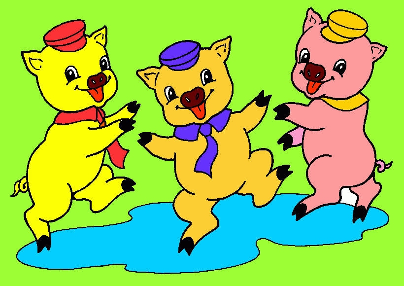 3porco para colorir e imprimir