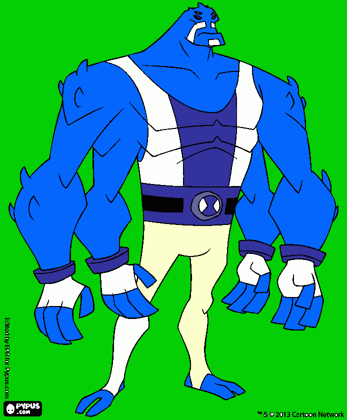 4 braços negativo para colorir e imprimir