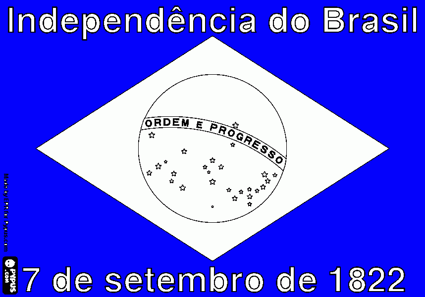 7 de setembro para colorir e imprimir