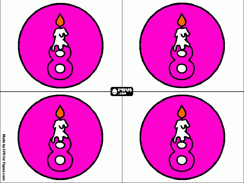 8anos para colorir e imprimir