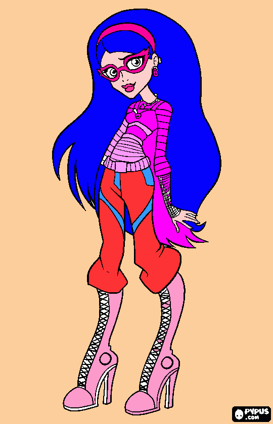 a boneca e muito bonita para colorir e imprimir