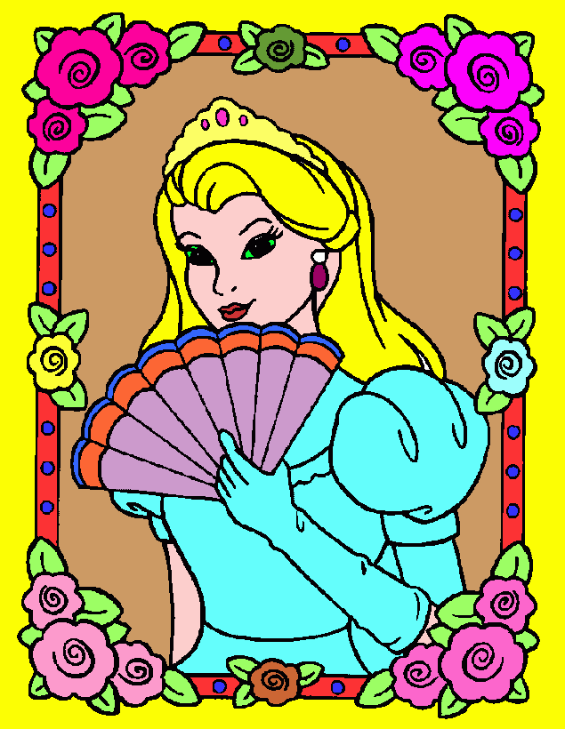 a cindelera para colorir e imprimir