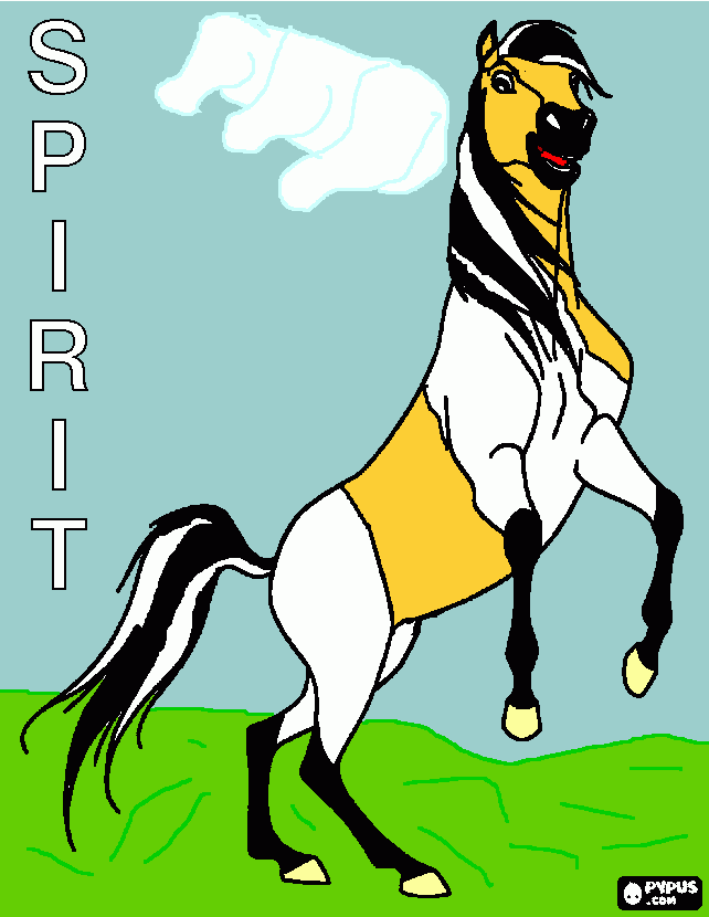 a filha do ispirit para colorir e imprimir