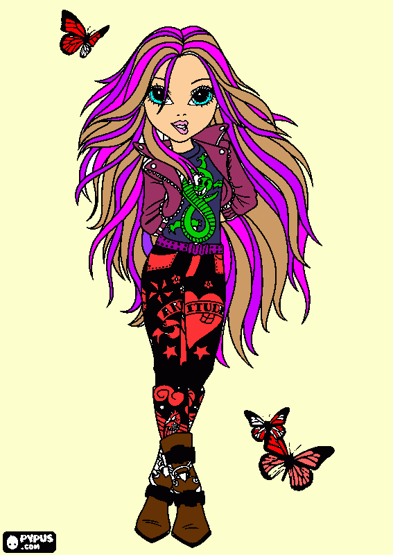 a menina linda para colorir e imprimir