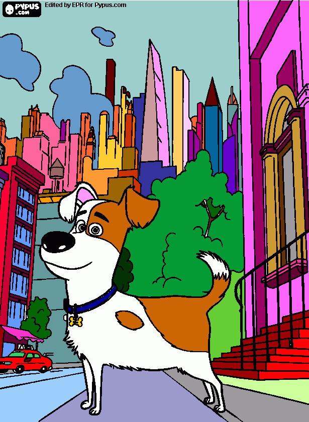 A minha pintura do MAX para colorir e imprimir