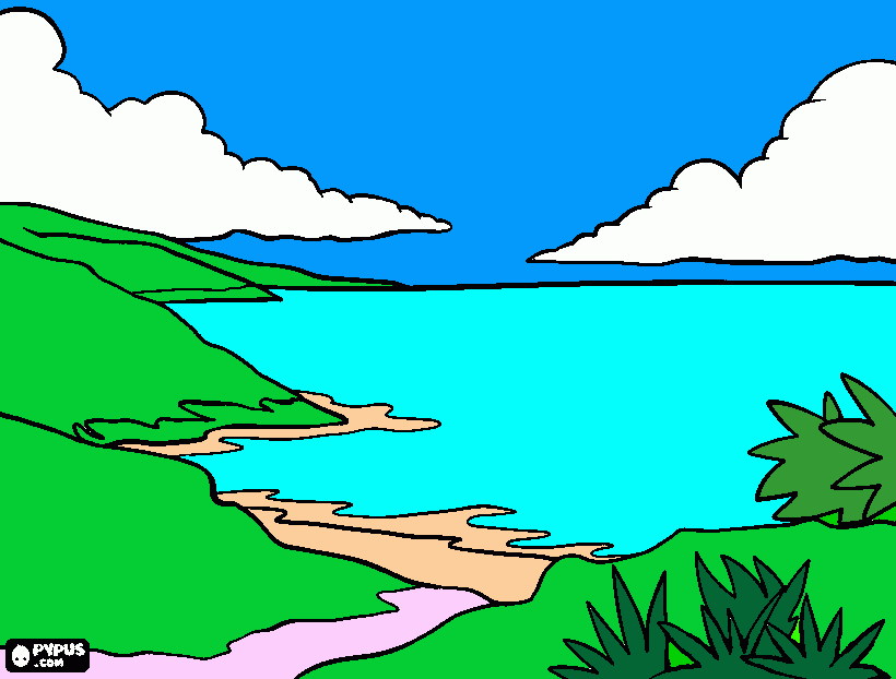 A natureza foi Deus que criou para colorir e imprimir