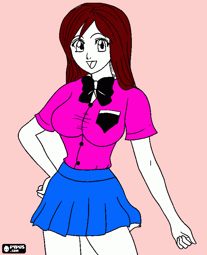 a piriguete safadete para colorir e imprimir