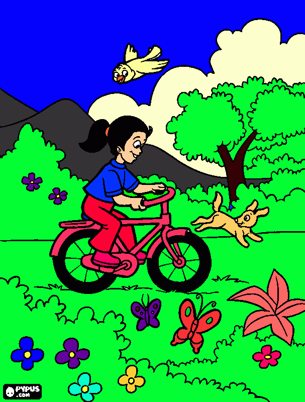 a primavera chegou para colorir e imprimir