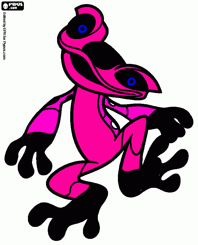 a ran venenosa para colorir e imprimir