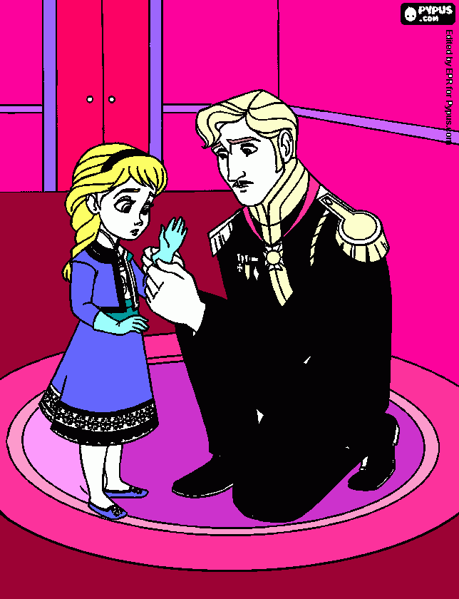 a ventura congelante para colorir e imprimir