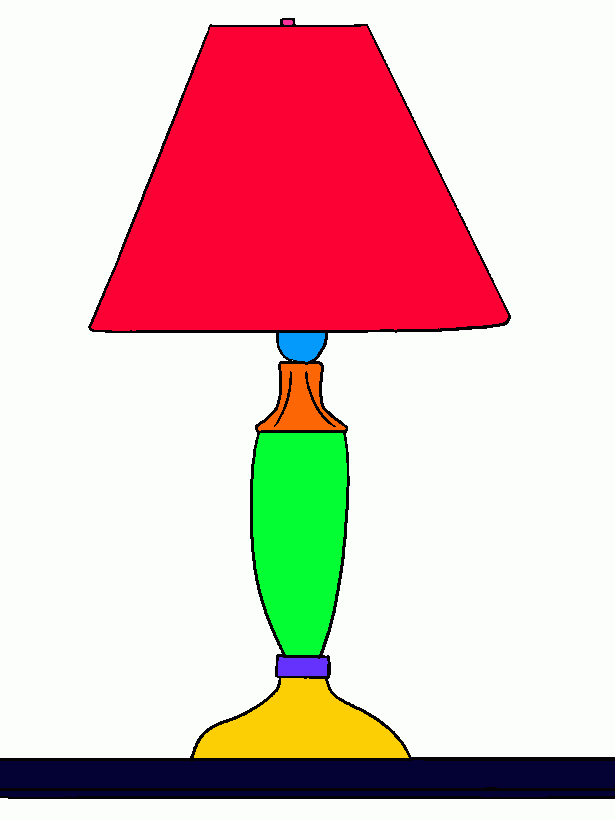 abajur para colorir e imprimir