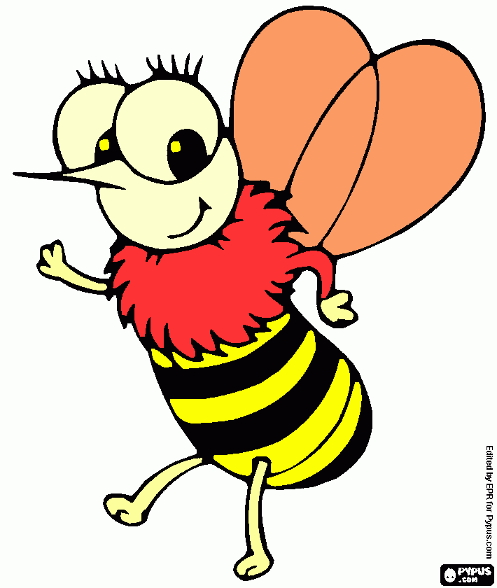 abelhinha para colorir e imprimir