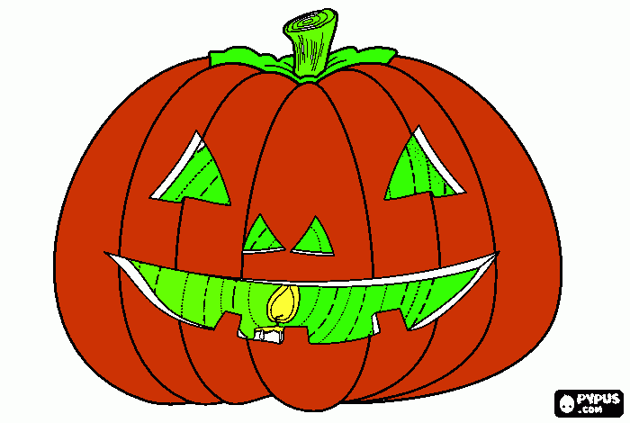 Abobora   gigante para colorir e imprimir