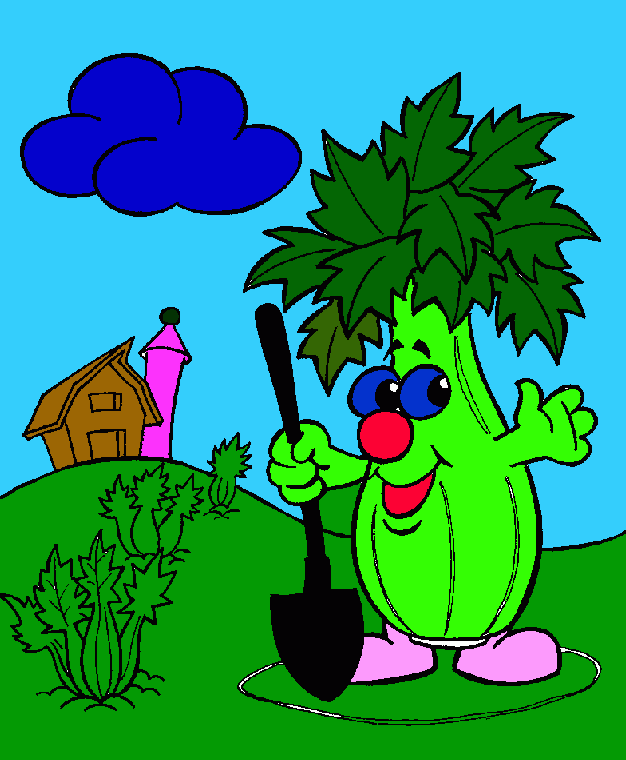 abobrinha para colorir e imprimir