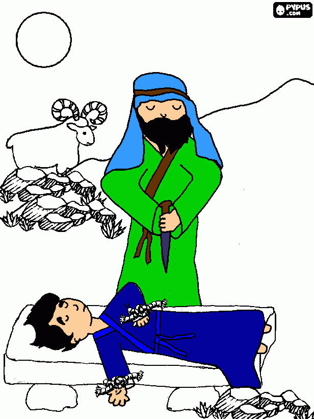 abraão para colorir e imprimir