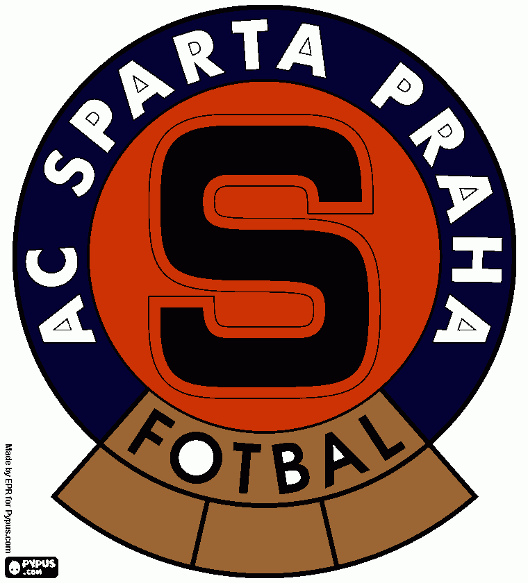 ac sparta praha  para colorir e imprimir