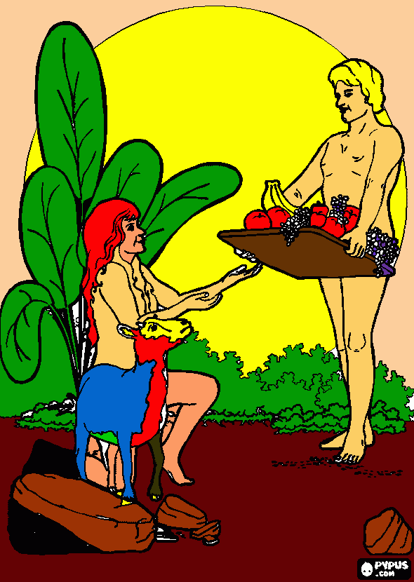 ADAO   seta dado conida  para eva para colorir e imprimir