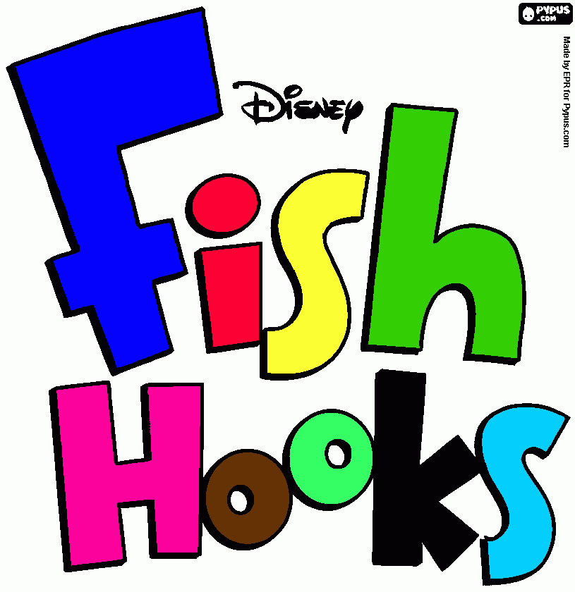 adolepeixes fish hooks para colorir e imprimir
