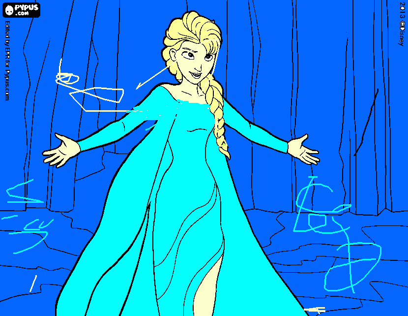 adriana e elsa para colorir e imprimir