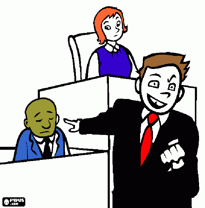 advogado para colorir e imprimir