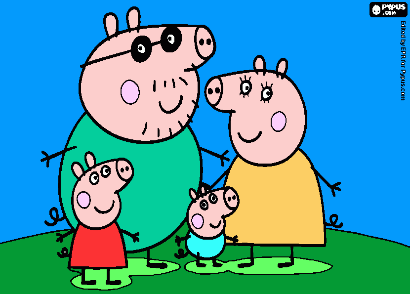 afamilia do meu 5 filme favorito para colorir e imprimir