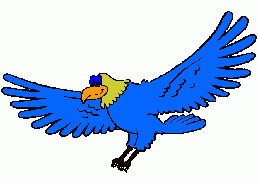 aguia de asas abertas voando para colorir e imprimir