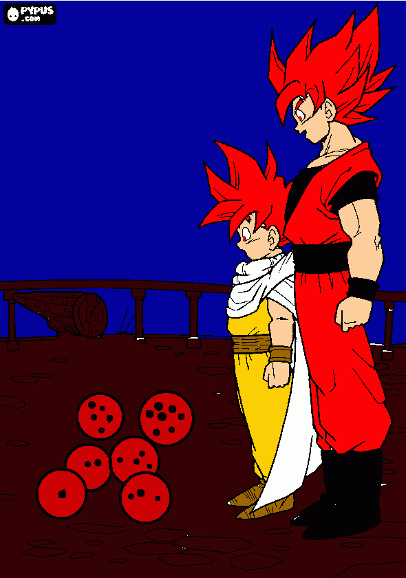 Aka Shin SS1 & Aka Jun SS1 (Ryu Senshi Plus) para colorir e imprimir