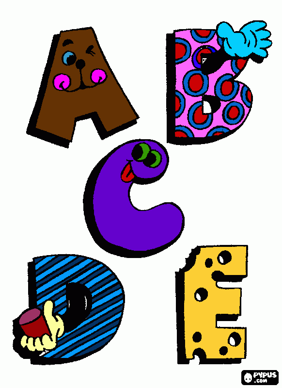 alfa colorido 1 para colorir e imprimir