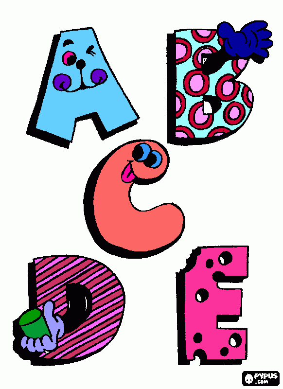 alfa colorido 2 para colorir e imprimir