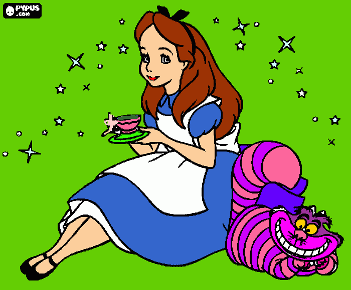 alice brisa para colorir e imprimir